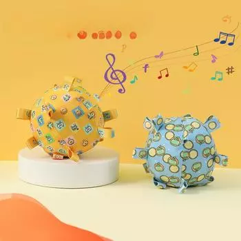 Игрушечный мяч для собак издает звуки, чтобы развеять скуку. Собаки получают удовольствие от укусов. Потребляют энергию и скрежещут зубами. Дрессировка домашних собак. 15*15cm