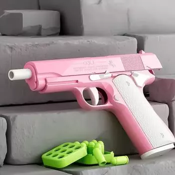 Игрушечный пистолет с выбрасывателем гильз для детей Colt 1911 Безопасные игрушки для девочек и мальчиков Подарок на день рождения Расслабляющие игрушки
