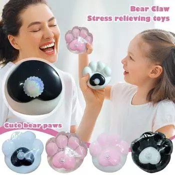 Игрушка для декомпрессии Cat Claws Tpr Mud Feel Slow Girl High Value для детей Декомпрессия One Size
