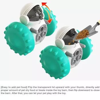 Игрушка для домашних собак Забавный стакан Slow Food Feeder Диспенсер для маленьких собак, кошек Интерактивный Улучшение IQ Йоркширский шнауцер Мопс Игрушки чёрный