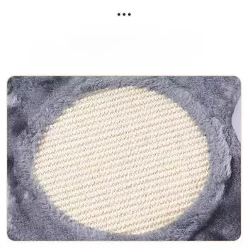 Игрушка для кошек в форме цветка, сизаль, для кошек, гостиная, захват, подвесная магнитная лапка для мышки, игрушка для домашних собак, износостойкая 38x3cm бежевый