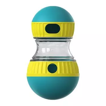 Игрушка для собак, мяч для щенков, игрушки для маленьких, средних и больших собак, кошек, улучшение IQ, интерактивная, медленная кормушка для немецкой овчарки, бигля, товары для животных синий