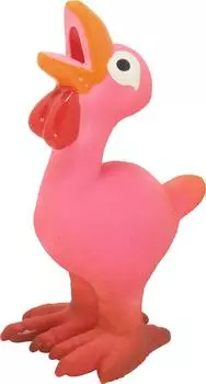 Игрушка для собак PLATZ PET Кричащая курица розового цвета SUPPLISES&FUN