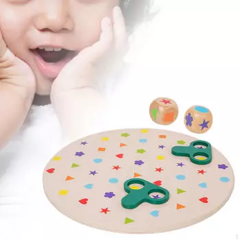 Игрушка для сопоставления формы и цвета, игральные кости, дошкольное обучение, красочные, Монтессори-развивающие