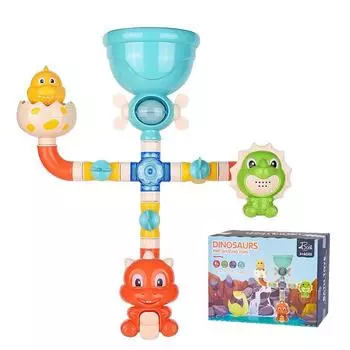 Игрушка для ванны для малышей DIY Водяное колесо Безопасная физика Обучающая ванна Игрушка для ванны для девочек Мальчиков Игрушка для ванны