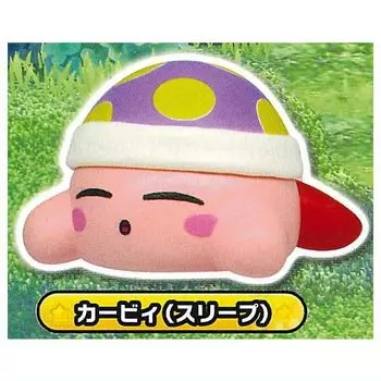 Игрушка-капсула Kirby Wii Deluxe Palm Mascot Kirby Gacha Gacha [1. (Спать)] (Отдельный предмет)