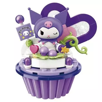 Игрушка-кекс в виде винограда Onda Block Sanrio Kuromi фиолетовый