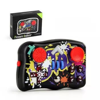 Игрушка-контроллер Fidget Game Cube, игрушки Fidgets для снятия стресса и беспокойства, игровая игрушка Fidgets, расслабляющая ручная игрушка, крутой блок Fidget Block для убийства времени 8.5*5.5*2.5cm чёрный