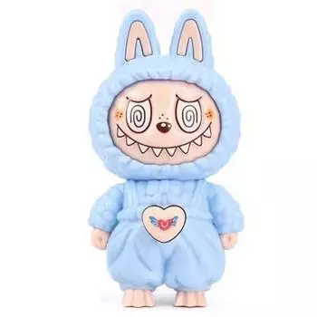 Игрушка Лабубу Мультяшный брелок Кукла Милая Лабубу Креативная игрушка синий