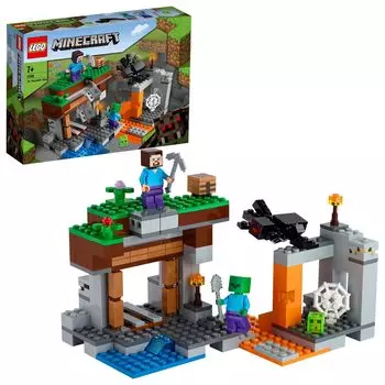 Игрушка LEGO Minecraft Заброшенная шахта Разведка Мальчики Девочки Minecraft Товары Игра Игрушка Развивающая игрушка Подарок на день рождения Подарок LEGO Блок 21166 7 лет