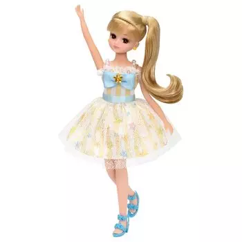 Игрушка-платье TAKARA TOMY, красочная, для детей от 3 лет, соответствует стандартам безопасности игрушек, имеет сертификат ST Mark Licca TAKARA TOMY Licca-chan LW-04 Star