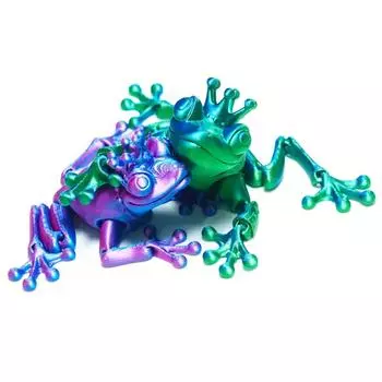Игрушка с подвижными суставами, напечатанная на 3D-принтере, игрушка-антистресс One Size зелёный