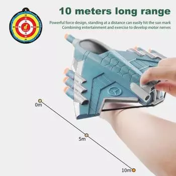 Игрушка-стрелок Push-Pull Force Design Стрельба на большие расстояния В помещении На открытом воздухе Мягкая бусина Безопасность