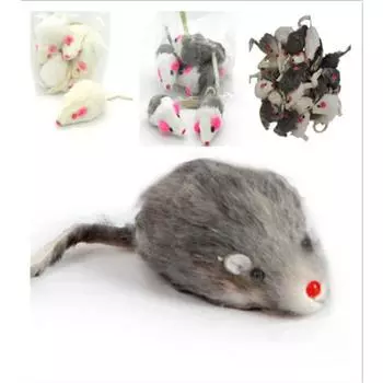 Игрушки для игр с домашними кошками, настоящая меховая мышь, короткая шерсть, настоящая шерсть, мышь со звуком, игрушка-звук для котенка, игрушка для кошек, товары для животных