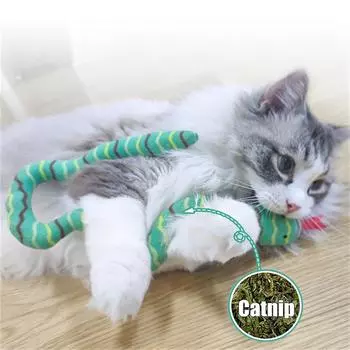 Игрушки для кошек в виде змеи Игрушки для кошек Забавная кошачья палочка Интерактивная игрушка для кошек Забавная игрушка для жевания и игры с кошками Товары для кошек Аксессуары для домашних животных
