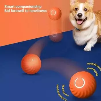 Игрушки для собак Smarts, мяч, игрушка для собак, интерактивные, прыгающие, геометрические, яркие, спортивные, жевательные, дизайнерские, принадлежности для домашних животных, аксессуары для дома синий