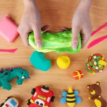 Игрушки из слаймов, высушенный на воздухе пластилин, мягкая игрушка из пластилина, суперлегкие слаймы, сверхлегкие глиняные игрушки бежевый