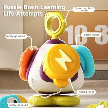 Игрушки Куб для малышей Обучающие развивающие игрушки для развития мелкой моторики и координации рук и глаз Игрушка в подарок зелёный