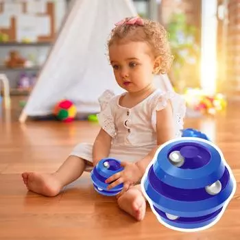 Игрушки-орбиты из бисера, металлические головоломки-пинболы из стрессового металла, вращающиеся игрушки из бисера