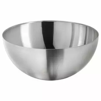 IKEA BLANDA BLANK 28 см 40179699 Сервировочная миска из нержавеющей стали,