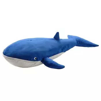 IKEA BLAVINGAD: Soft toy 100 cm whale (805.221.14)