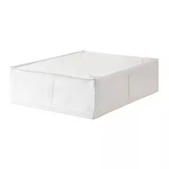 Белый ящик для хранения IKEA SKUBB, (70294990) белый