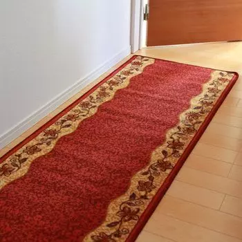 Ikehiko Corridor Padding Nylon Red 67 x 540 см обработка 100% ``Riga Прибл.. Нескользящий красный