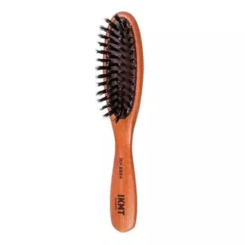 Ikemoto Brush Hair Brush Hair Normal IKH2224 Сделано в Японии Brush/IKMT (Икемото) (Маленький) Твердость (M) коричневый