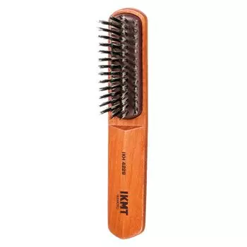 Ikemoto Brush Hair Brushing Styling Brush Мягкая расческа для волос IKH4228 Сделано в Японии Кисть/IKMT & (Маленький) Твердость (S) коричневый