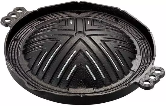 Литой горшок Чингисхана Ikenaga Iron Works 26 см с отверстием QGV2701