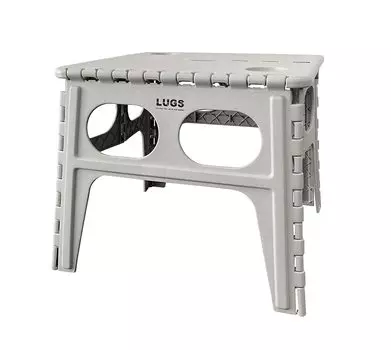 ILC LUGS Foldable Compact Table for Blossom Gray W49 x D50 x H39cm W349 x D6 x H64cm Outdoor/Picnic/Cherry Viewing/BBQ/Children (when used) (when