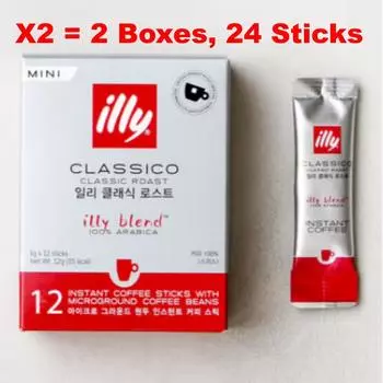 Illy Classic Roast 1 г x 12 стиков x 2 коробки