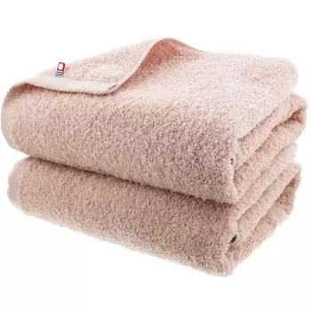 Imabari Factory Imabari Towel Certified Bath Towel Made in Japan Smoky Pink 120 x 60cm Set of 2 Approx.