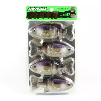Imakatsu Soft Lure Java Gill 90 3D Real Color — упаковка из 4 предметов S-187 (0560)