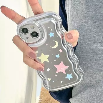 Imd Blingbling Stars Cartoon Cute Shiny Jane чехол для телефона для Iphone 14 Pro Max Plus 12promax 13 11 Promax Мягкий силиконовый чехол For iphone 12