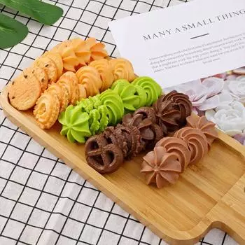 Имитация печенья Бисквит Искусственная еда Модель печенья Искусственная еда Десерт Украшение кухни Домашний декор Праздничные принадлежности для вечеринок