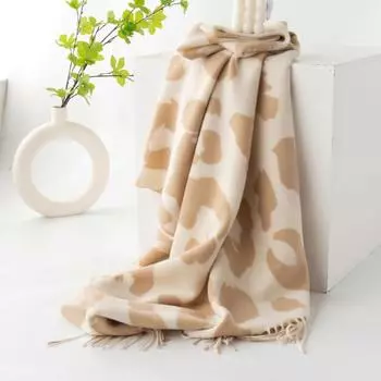 Imitation cashmere retro British tassel plaid scarf women s autumn and winter thick warm scarf fashionable shawl 80*200cm