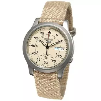 [Импорт SEIKO] Часы Overseas Модель Сетчатый Ремень Автоматический Подзавод Бежевый SNK803K2 Мужские [Повторно Импортированный Продукт]