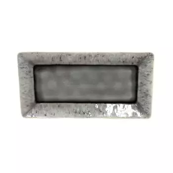 Imported Costa Nova Costa Nova Plate Long Plate Rectangle Tray M Madeira Gray Dishwasher Safe Microwave Safe BOR341A [Regular Product] 33.5cm