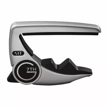 Imported G7TH PERFORMANCE 3 ART CAPO SILVER Capotast [Regular Product] 6-String Acoustic/Electric (Silver)