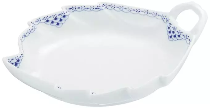 Импортное блюдо Royal Copenhagen Princess Leaf 23 x 18 см, свадебный подарок 1017257 [Обычный продукт] белый
