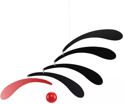 Импортный мобильный Frenstead, мобильное украшение для интерьера, скандинавское украшение, искусство, плавный ритм, красный FSM130003, поставляется с косметической коробкой для малышей, разное