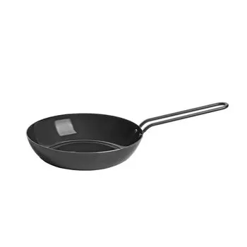 in Pearl Metal Frying Pan 20cm Iron Wire Handle IH Compatible Shot Processed Silicone Paint Made in Japan Made in Niigata Prefecture Outdoor Camping