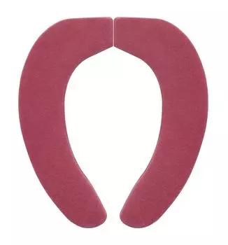 in Sanko Soft Toilet Seat Adsorption [Made Japan, Deodorizing, Washable] Non-slip, Type, Cover, 9mm, Red, KF-67