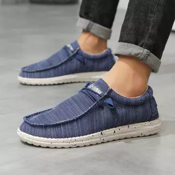 In The Summer of 2024, Men Will Wear Oversized Breathable and Lazy Shoes While Wearing Casual Shoes 39 чёрный