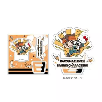 Inazuma Eleven x Sanrio Characters 13 Mamoru Endo x Hello Kitty Character Акриловая подставка [Мини-иллюстрация]