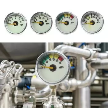 Индикатор манометра для баллонов с пропаном для газовых грилей с подсветкой и детектором утечки газа с резьбой M8 35