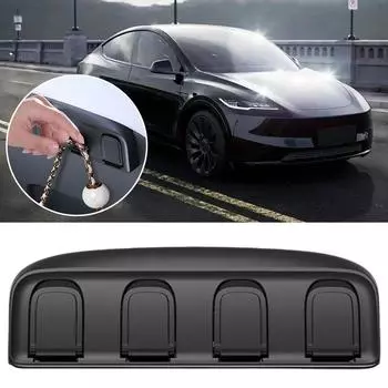 Индивидуально для Tesla Model Y/3 Крючок для заднего сиденья в автомобиле Складной крючок для хранения Аксессуары Подвесное автомобильное хранение Выдерживает до 22 фунтов Q6C4