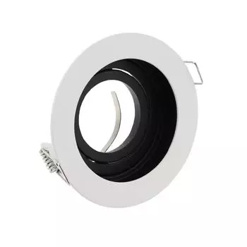 Indoor Aluminium Alloy Led Downlight Frame Black and White Lighting GU10 Recessed Led GU10 MR16 Spotlights Fixture