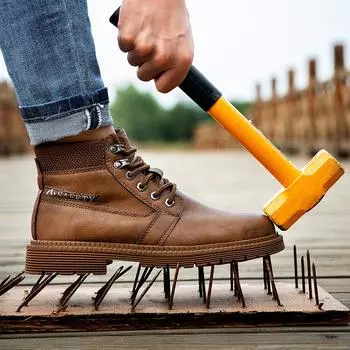 Industrial Steel Toe Safety Shoes Engineers Lightweight Work Shoes Breathable 40 чёрный